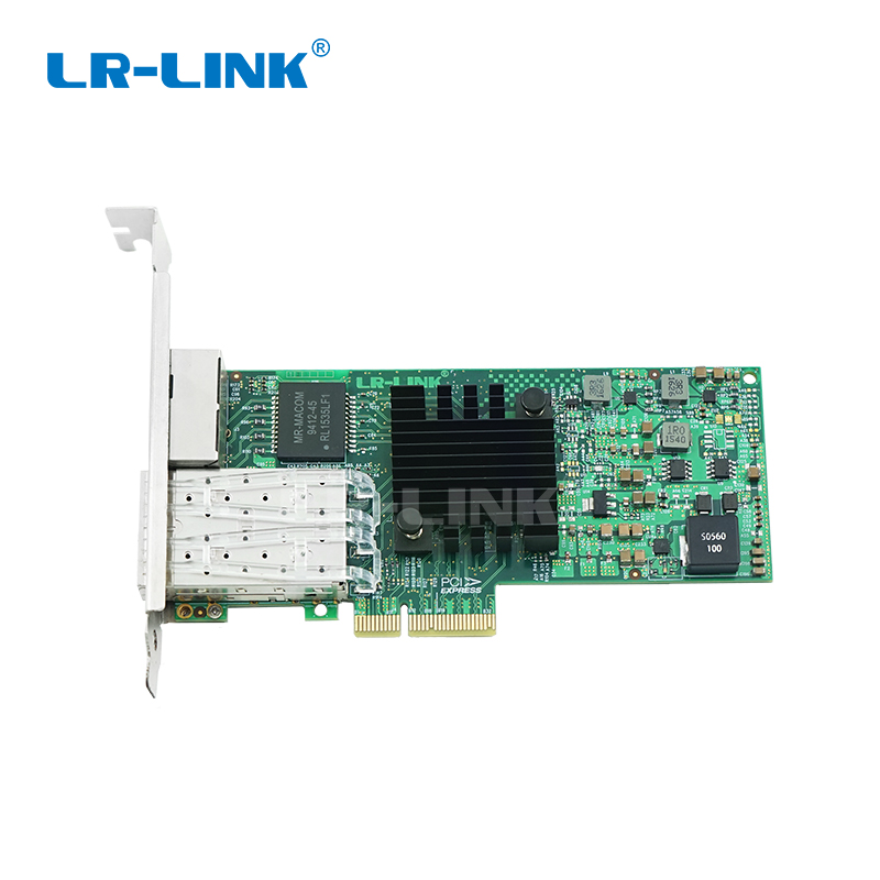 2 SFP & 2 RJ45 Gigabit Ethernet Network Adapter