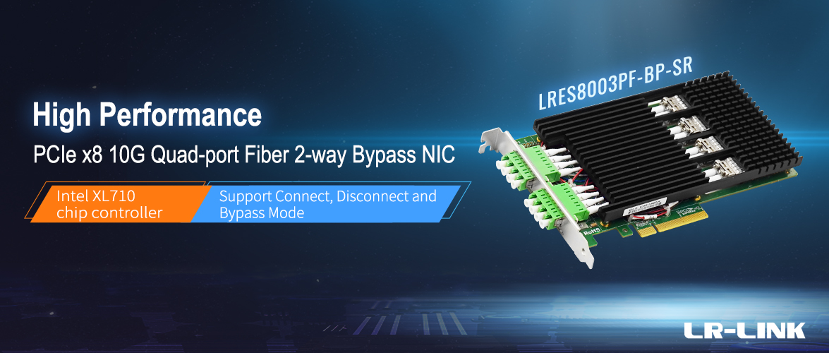 LR-LINK Bypass series network cards help build a powerful network country