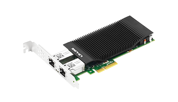 PCIe x4 Dual Port 802.3at PoE+ Gigabit Vision Frame Grabber Card